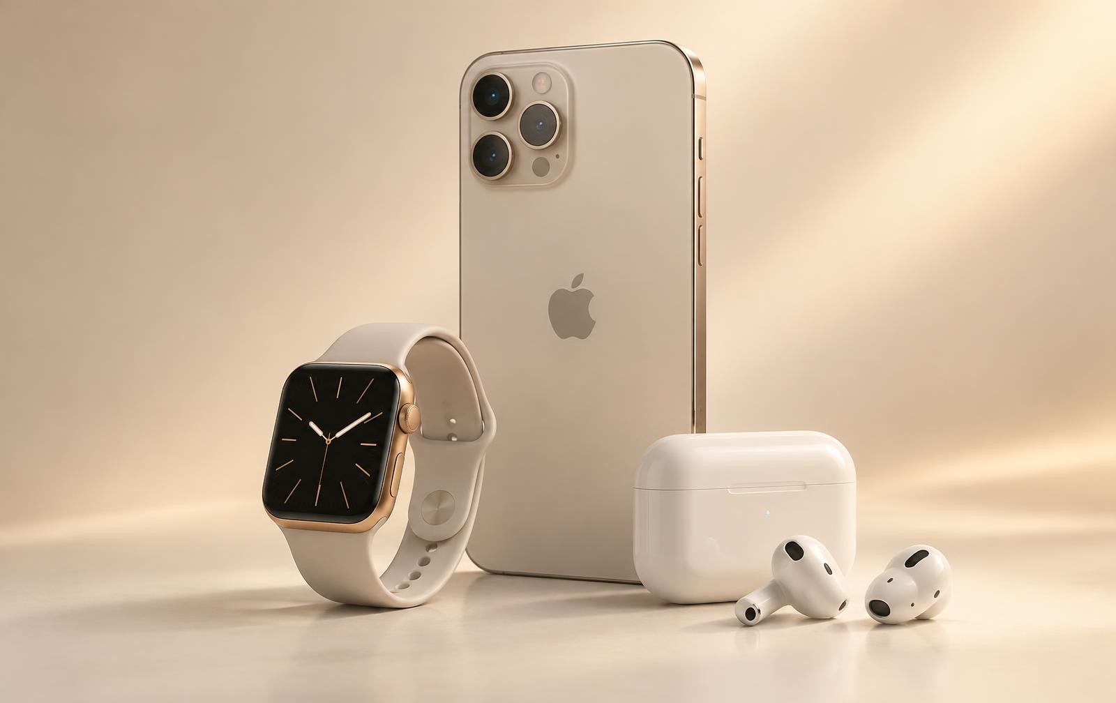 Смартфон, смарт-часы и наушники MED DEVICE